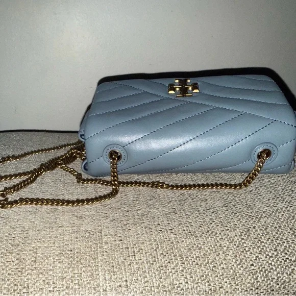 $428 TORY BURCH Rainwater KIRA CHEVRON MINI BAG Crossbody - Picture 11 of 11